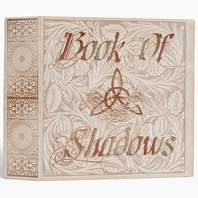 🔮Floral Flurry Mandala Witches Book Of Shadows🔮 Binder (Front/Spine)