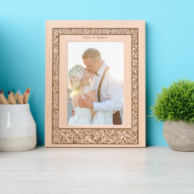 Floral Foliage Vine Border Engraved Frames (Creator Uploaded)