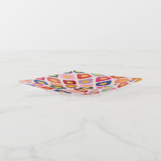 Floral Folk Art Jewelry Dish | Trinket Tray