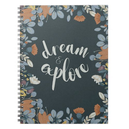 Floral Folk Art     Notebook