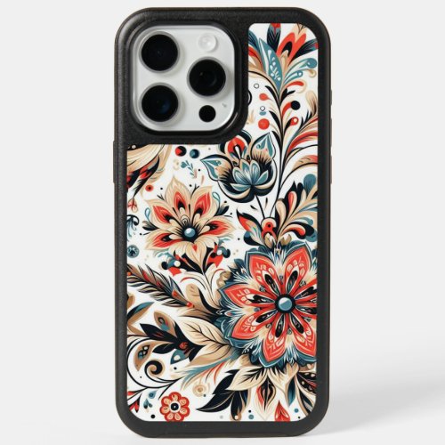  Floral Folk Art  iPhone 15 Pro Max Case