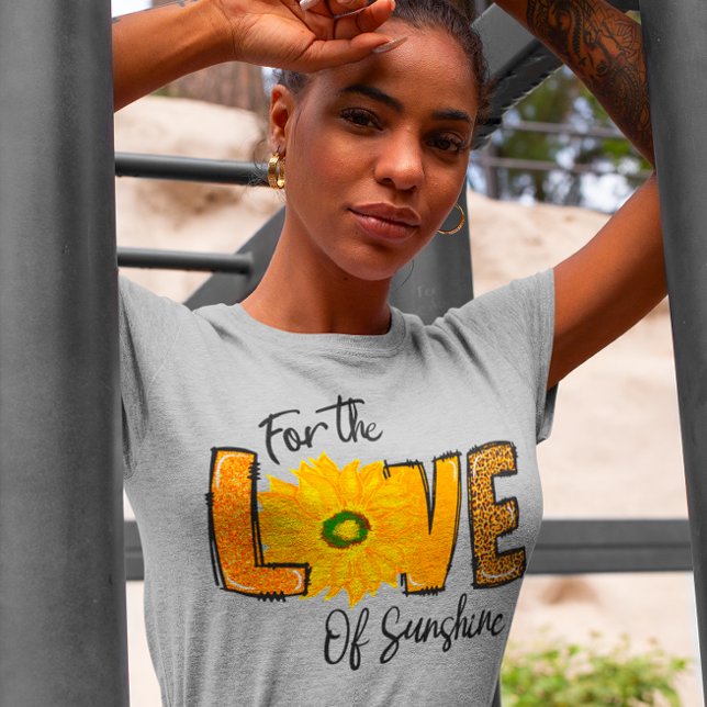 Floral For The Love Of Sunshine Sunflower T-Shirt (Creator Uploaded)