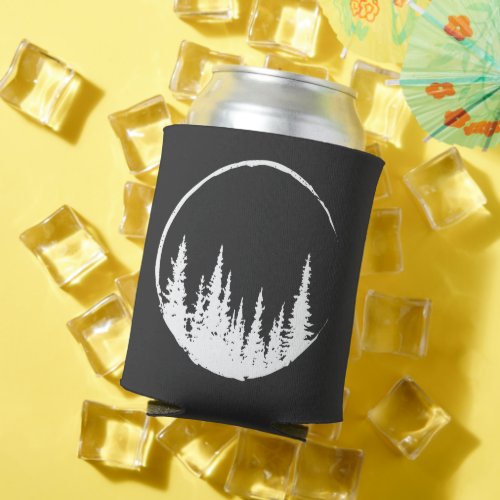 Floral Forest Circle Tree Loving Forest Tree Can Cooler