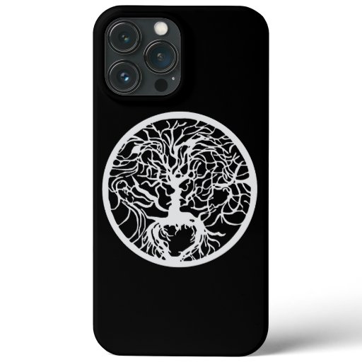 Floral Forest Circle Tree Loving Forest Tree iPhone 13 Pro Max Case