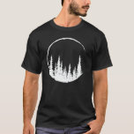 Floral Forest Circle Tree Loving Forest Tree T-shirt at Zazzle