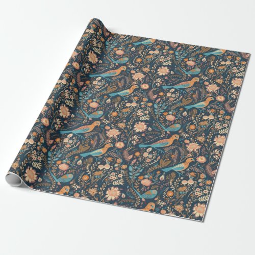 Floral Forest Wrapping Paper