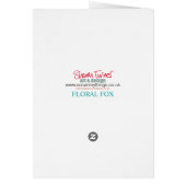 floral fox cards (Back)