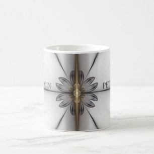 Floral Fractal Coffee Mug