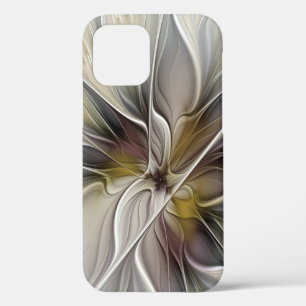 Floral Fractal, Fantasy Flower with Earth Colors iPhone 12 Pro Case