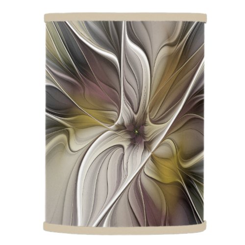 Floral Fractal Fantasy Flower with Earth Colors Lamp Shade