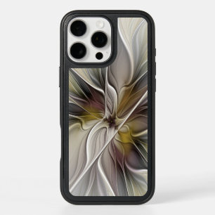 Floral Fractal, Fantasy Flower with Earth Colors iPhone 16 Pro Max Case