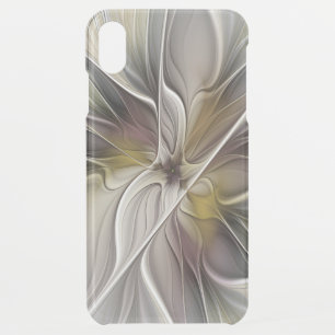 Floral Fractal, Fantasy Flower with Earth Colors iPhone XS Max Case