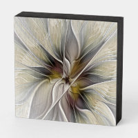 Floral Fractal, Fantasy Flower with Earth Colors