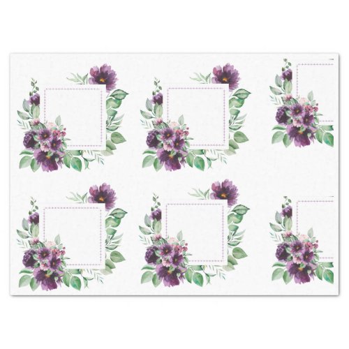 Floral Frame Decoupage Paper