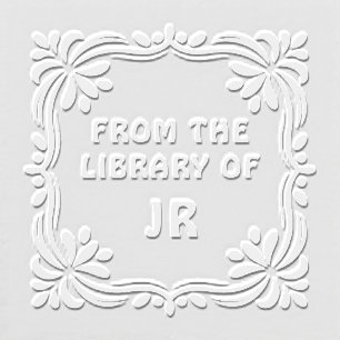 Floral Frame From Library Of Custom Embosser