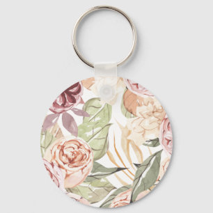 Floral Frame Keychain