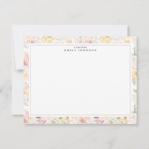 Floral Frame Note Card