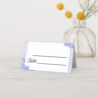Floral frame place card