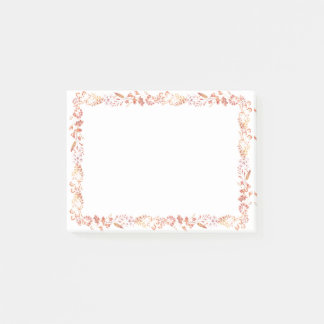 Floral Frame Post-it Notes
