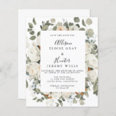 Floral Frame Save the Date (Front/Back)