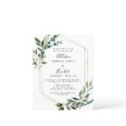 Floral Frame Wedding Invitation