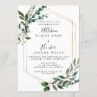 Floral Framed Wedding Invitation
