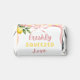 Floral Freshly Squeezed Pink Lemon Bridal Shower Hershey's Miniatures