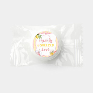 Floral Freshly Squeezed Pink Lemon Bridal Shower Life Saver® Mints