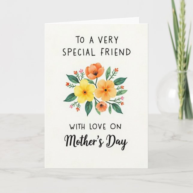 Floral Friends Mothers Day Card (Front)
