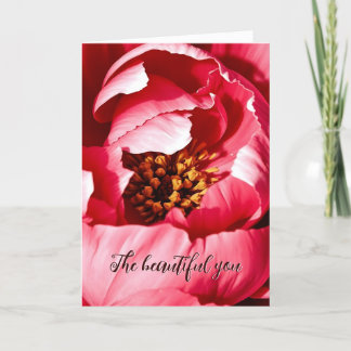 Floral Friendship card with original sentiment