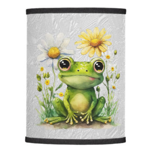 Floral Frog Lamp Shade