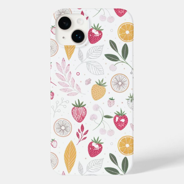 “Floral Fruit Botanical iPhone / iPad Case” Case-Mate iPhone Case (Back)