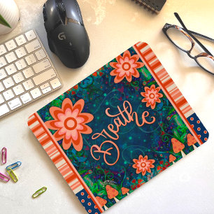 Floral Fun Breathe Stripe Inspirivity Mouse P Mouse Pad
