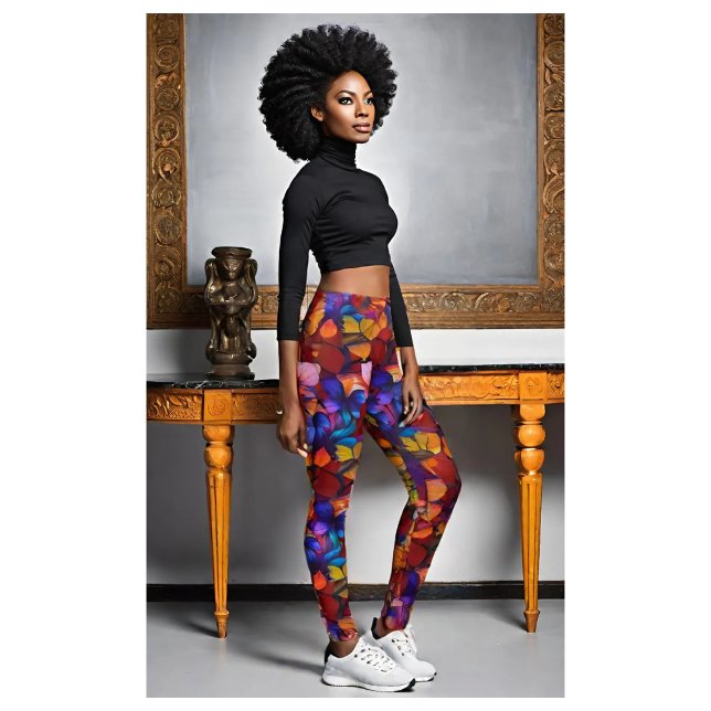 Floral Fusion Leggings (Creator Uploaded)