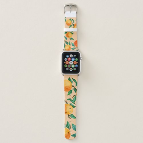 Floral Fusion Watercolor Flower Symphony Apple Watch Band