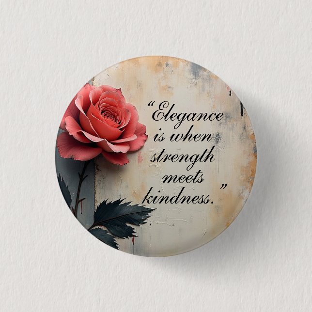 Floral Galore  Button (Front)