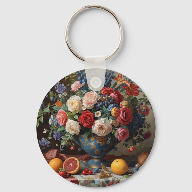Floral Galore  Keychain (Front)
