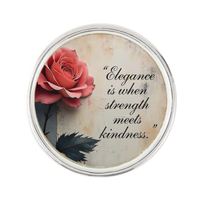 Floral Galore  Lapel Pin (Front)