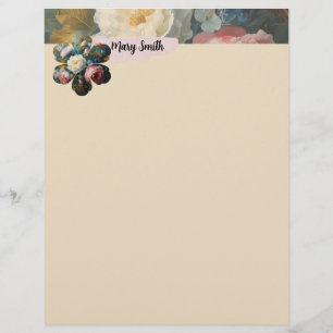 Floral Galore  Letterhead