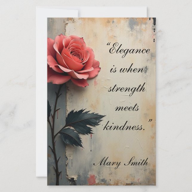 Floral Galore  Stationery (Front)