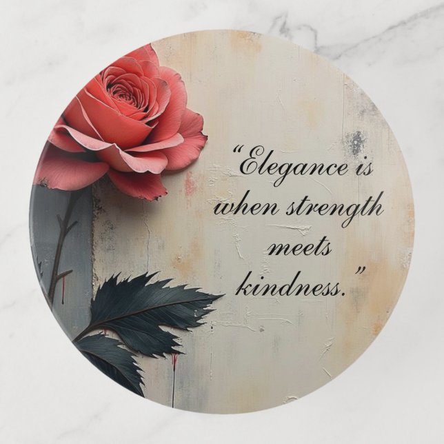 Floral Galore  Trinket Tray (Front)