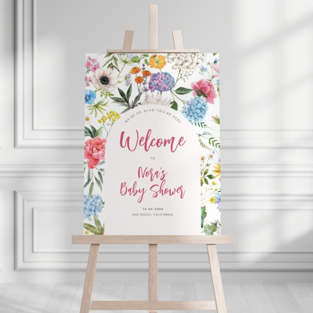 Floral Garden Arch Welcome Sign (Creator Uploaded)