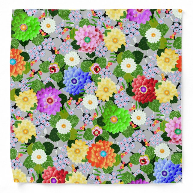 Floral Garden Beauty Bandana (Front)