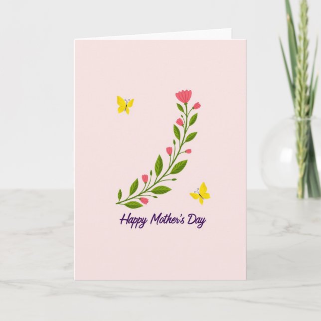 Floral Garden Blossom Card (Front)