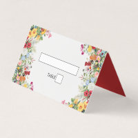 Folded Place Card