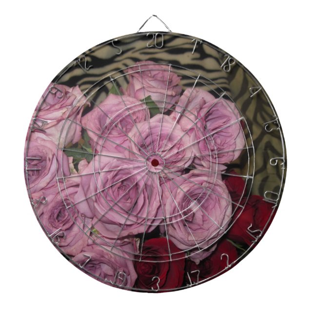 Floral Garden Dartboard (Front)