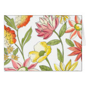 Floral Garden Design with White Background (Front Horizontal)