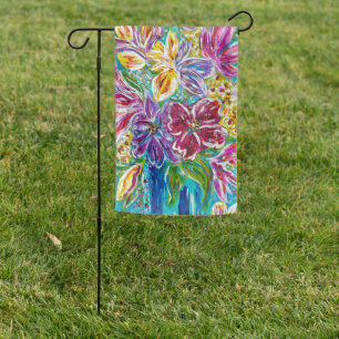 Floral Garden Flag