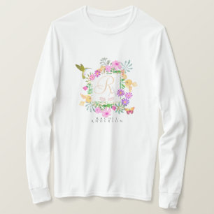 Floral Garden Monogram T-Shirt