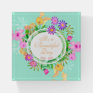 Floral Garden Paperweight